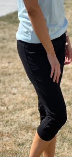 Willow Capri Joggers - Black Feather Boutique