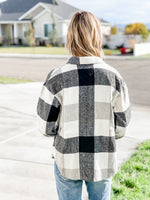 Gray Plaid Shacket