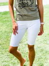 Rome Jegging Shorts - White - Black Feather Boutique