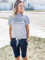 Idaho Tee - Athletic Heather - Black Feather Boutique