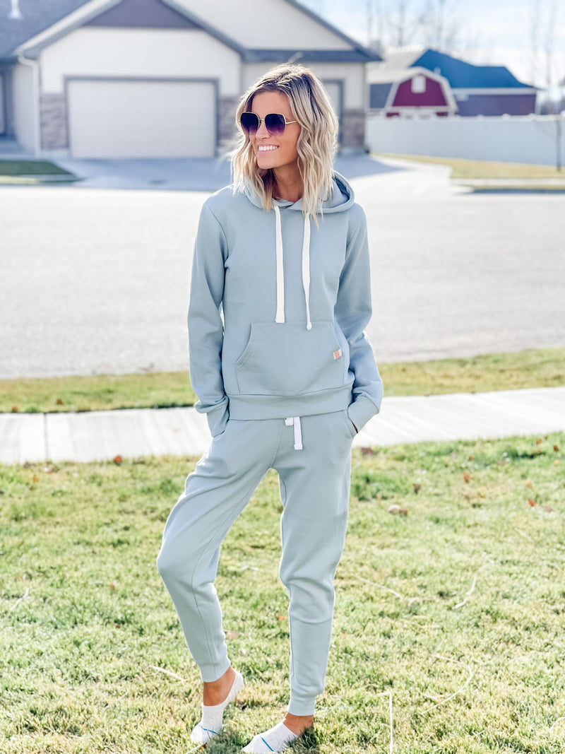 Jenna Hoodie in Slate Blue