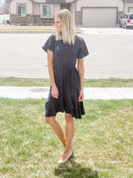 Mercedes Dress in Black - Black Feather Boutique