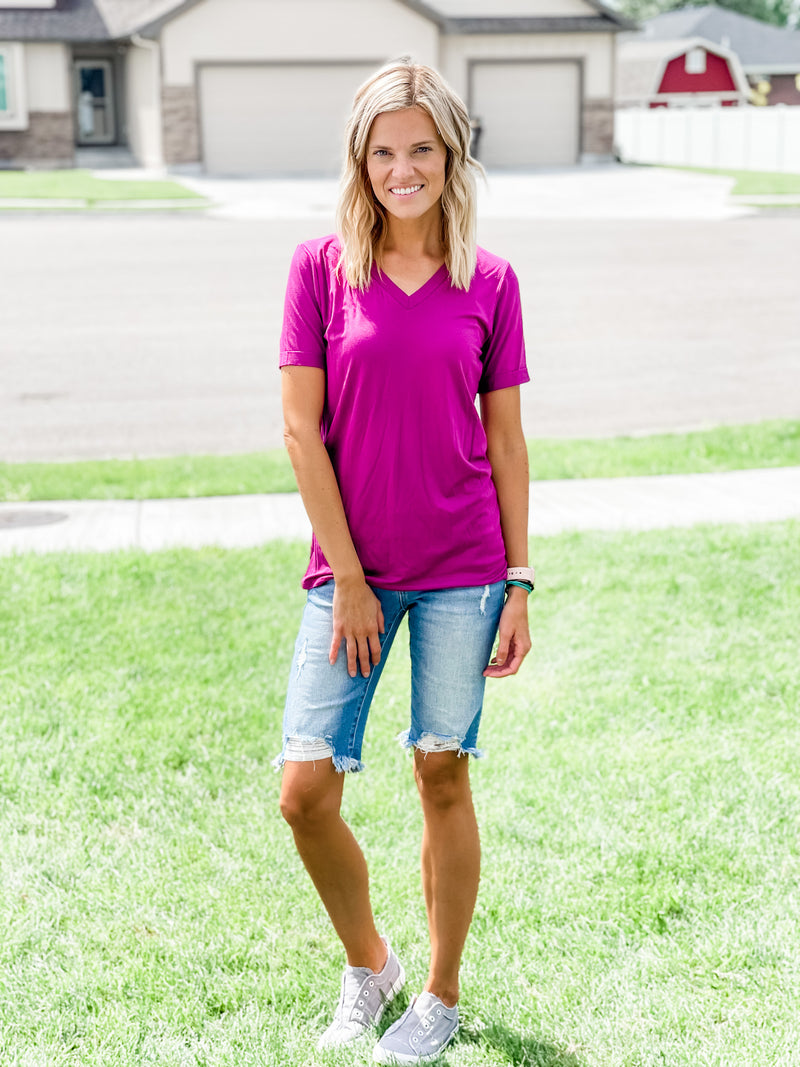 Elyse in Magenta - Black Feather Boutique